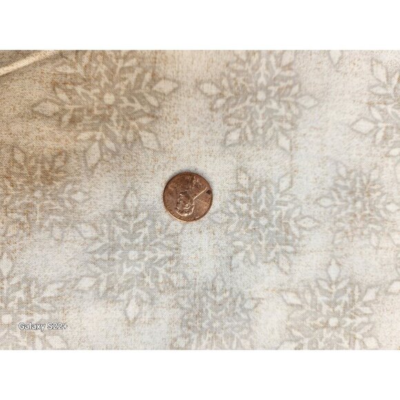 Winter Snowflake Pattern Fabric For Quilting & Crafts half yard - Picture 8 of 10